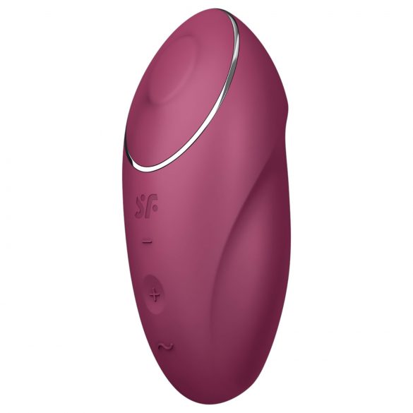 Satisfyer Tap & Climax 1 - Vibrator och Klitorisstimulator (röd)