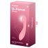 Satisfyer G-Force - uppladdningsbar, vattentät G-punktvibrator (rosa)