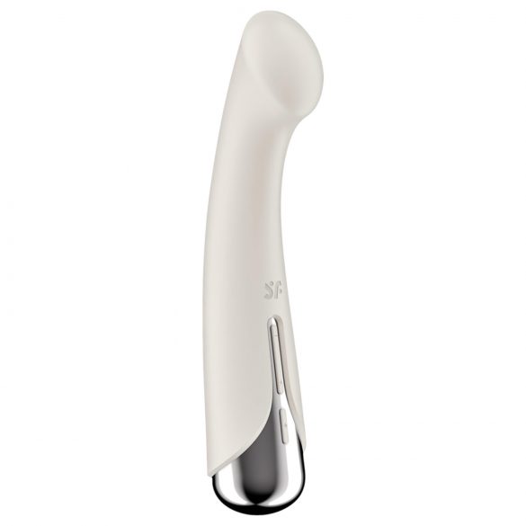 Satisfyer G-Spot Spinner - roterande G-punktsvibrator (beige)