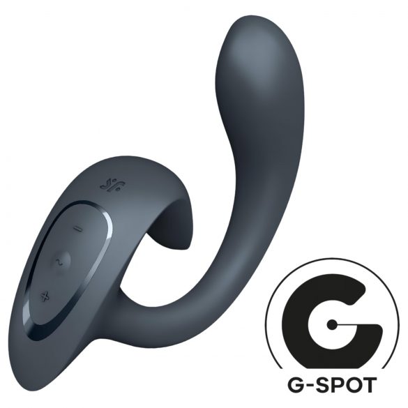 Satisfyer G för Gudinna - klitoris och G-punkt vibrator (grå)