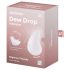 Satisfyer Dew Drop - uppladdningsbar, vattentät klitorisvibrator (vit)