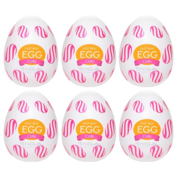 TENGA Egg Curl - onaniägg (6 st)