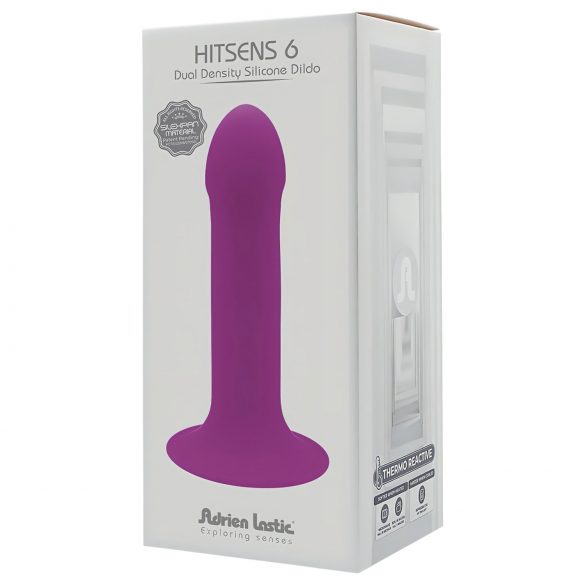 Adrien Lastic Hitsens 6 - Värmereaktiv dildo (lila)