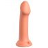 Dillio Stora Hjälten - sugfots silikon dildo (17 cm) - orange