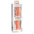 Dillio Wild Thing - Räfflad Dildo (19cm) - Orange