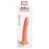 Dillio Wild Thing - Räfflad Dildo (19cm) - Orange