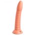 Dillio Wild Thing - Räfflad Dildo (19cm) - Orange