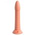 Dillio Wild Thing - Räfflad Dildo (19cm) - Orange