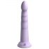 Dillio Slim Seven - Sugkoppsstimulator Dildo (20 cm) - Lila