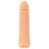 Nature Skin - 2-i-1 vagina & penishylsa - 23cm (naturlig)