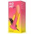 ROMP Dizi - flexibel silikon dildo (rosa-orange)