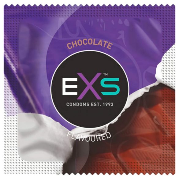 EXS Het Choklad - Chokladsmak Kondomer, Svarta (100 st)