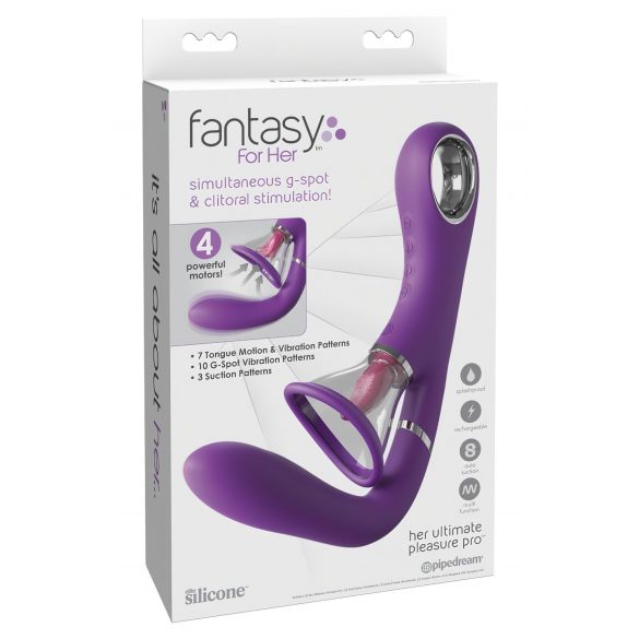 Fantasy For Her - 4-motors G-punkt och klitorisstimulator (lila)