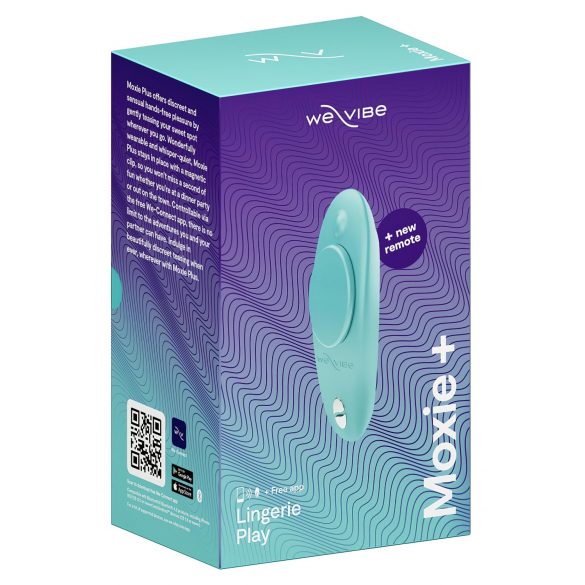 We-Vibe Moxie+ - trådlös, smart klitorisvibrator (turkos)