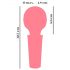 You2Toys Mini Wand - rosa massagevibrator