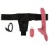 You2Toys - Strap-on vibratorset (svart/malva)