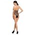 Passion BS087 - Transparent nätbody (svart) - S-L