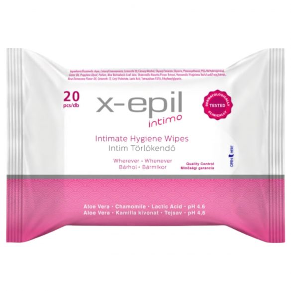 X-Epil Intimo - Intimservetter (20st)