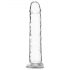 Addiction Crystal - sugande dildo (transparent) - 18cm