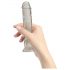 Addiction Crystal - sugande dildo (transparent) - 18cm