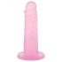 Addiction Coctails - rosa silikon-dildo med fot