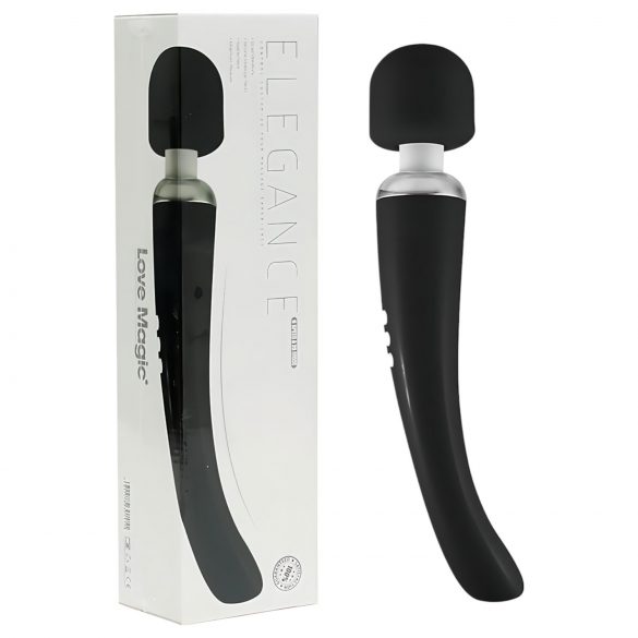 Love Magic Elegance - Uppladdbar Massagevibrator (Svart)