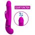 Pretty Love Henry - uppladdningsbar sprutande vibrator med klitrist (rosa)