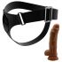 Pretty Love Harness med universaldildo - 17 cm (svart)