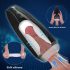 Sex HD Hawk - uppladdningsbar vibrator & sugmasturbator (svart-vitt)