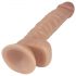 Lovetoy Real Extreme - sugkopp dildo - 21cm (naturlig)