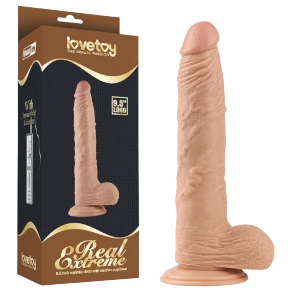 Lovetoy Real Extreme sugpropp dildo - 24cm