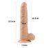 Lovetoy Real Extreme sugpropp dildo - 24cm