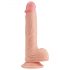 Realistisk Dildo Nature Cock - Sugpropp, 21cm (Naturlig)