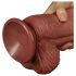 Lovetoy - naturtrogen dubbel lager dildo - 26 cm