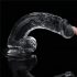 Lovetoy Flawless: Transparent Dildo med sugkopp - 19 cm