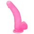 Lovetoy Jelly Studs - realistisk dildo med fot - 20 cm (rosa)