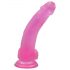 Lovetoy Jelly Studs - realistisk dildo med fot - 20 cm (rosa)