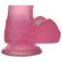 Lovetoy Jelly Studs - realistisk dildo med bas - 15 cm (rosa)