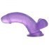 Lovetoy Jelly Studs - Livfull Dildo med Bas - 15 cm (Lila)