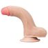 Lovetoy Sliding-Skin - Dubbel lager dildo - 18 cm (naturlig)