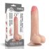 Lovetoy Sliding-Skin - Dubbel lager dildo - 18 cm (naturlig)