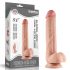 Lovetoy Sliding-Skin - Dubbel skikt dildo - 23cm (naturlig)