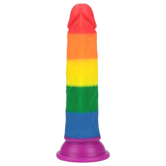 Lovetoy Prider - realistisk dildo - 19cm (regnbåge)