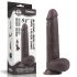 Lovetoy Sliding-Skin dubbel lager dildo - 23cm (brun)