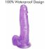 Tracy's Dog Jelly 8 - sugande dildo med sugfot (lila)