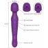 Tracy's Dog Wand - pulserande massagestav (lila)