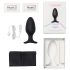 LOVENSE Hush 2 L - uppladdningsbar analvibrator (57mm) - svart