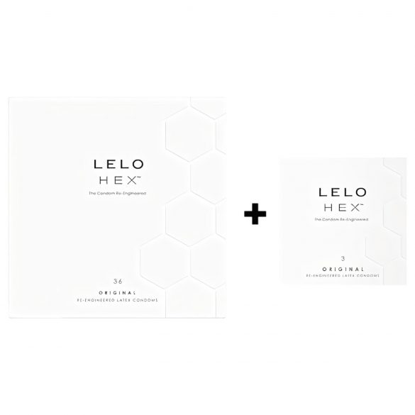 LELO Hex Original - lyxkondom paket (36+3 st)