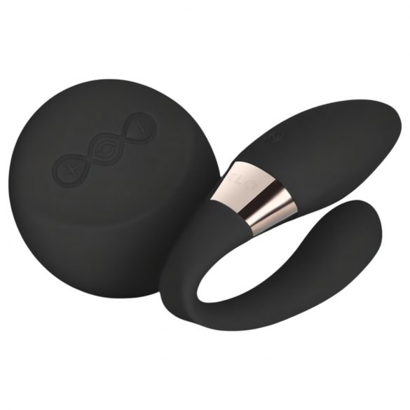 LELO Tiani Duo - Silikon parvibrator (svart)