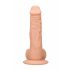 RealRock Dong 8 - naturtrogen dildo med pung (20cm)